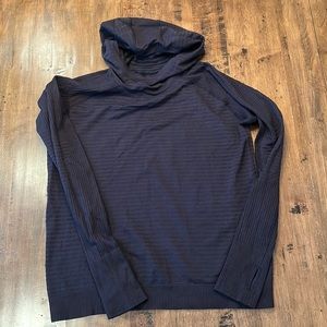 Lululemon scuba neck thin black hoodie